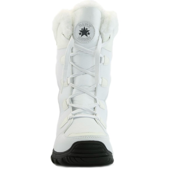 Lace-Up Fur Snow Boots - Picture 2 of 12